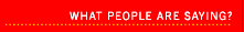 What people are saying